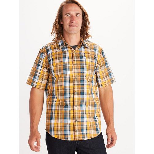 Marmot Clothes Orange NZ - Lykken Shirts Mens NZ7526049